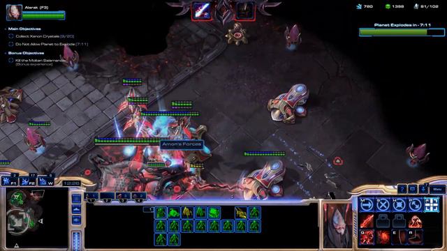 StarCraft 2 Co-op: Alarak | Zeratul Level 12.2 смотреть онлайн