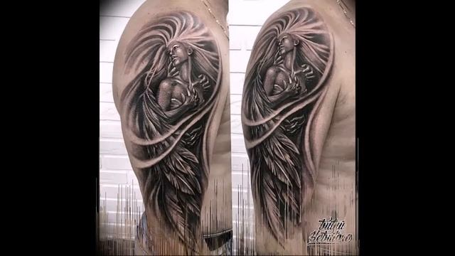 The angel tattoo meaning - original tattoo designs on the photo смотреть онлайн