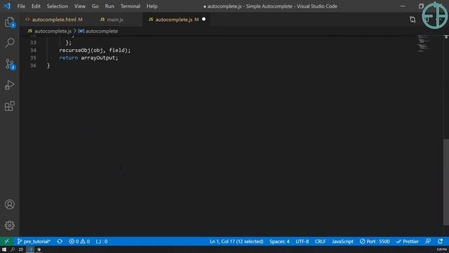 Easy JavaScript - How to create a simple Autocomplete Library with Vanilla JS (60) смотреть онлайн