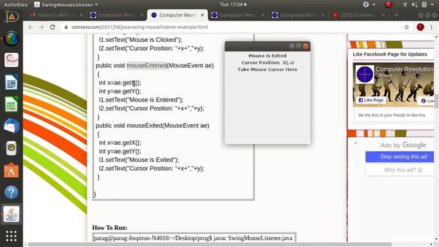 Java Swing Mouse Listener | MouseListener in Java Swing Example | MouseListener Interface in Java смотреть онлайн