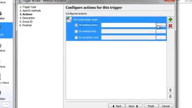 Using the "Run interceptor script" trigger action in JProfiler (HD) смотреть онлайн