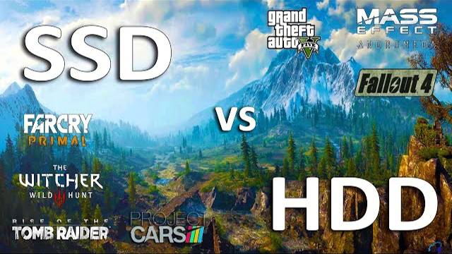 SSD vs HDD Test in 7 Games (Loading\FPS) смотреть онлайн