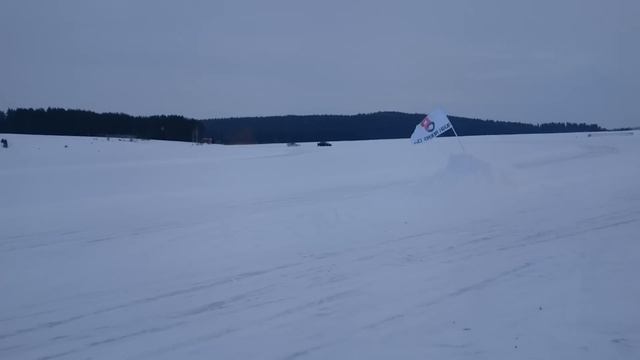 Тренировка 25 января перед первым этапом Rush Riders Ice Cup эпический финиш SUBARU