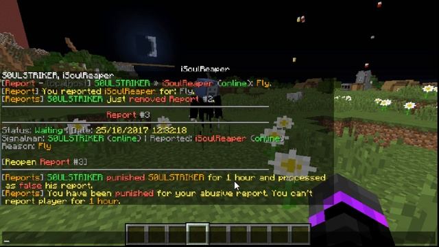 Minecraft Report Plugin смотреть онлайн