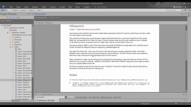 Enterprise Architect for database documentation смотреть онлайн