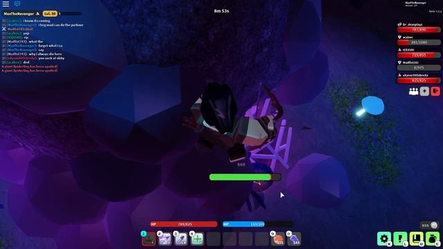 Just A Normal Spider Queen Gameplay-Vesteria Roblox смотреть онлайн