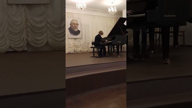 И.С. Бах Двухголосная инвенция до минор Исп. Александр Гетманов ДМШ №9 г. Костромы смотреть онлайн