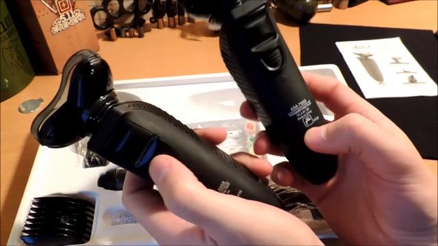 Набор 4 в 1 на основе 4D электробритвы. Посылка из Китая. смотреть онлайн