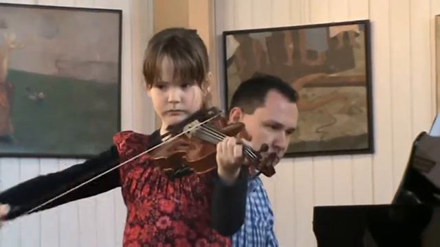 Eline (9) Speelt Allegro Giocoso Van A. Serio