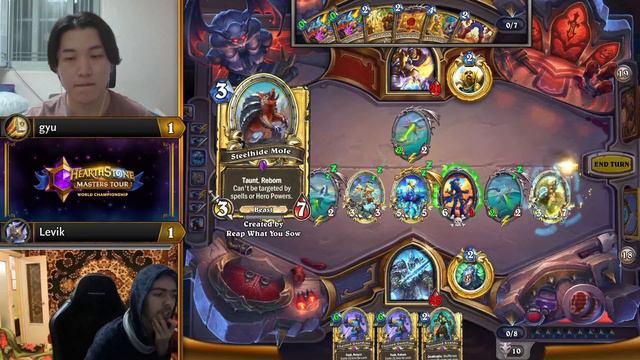 HEARTHSTONE WORLD CHAMPIONSHIP 2023! GYU VS LEVIK (GROUP A - ELIMINATION BRACKET) смотреть онлайн