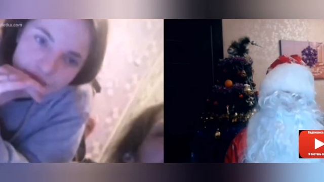 ДЕД МОРОЗ ЖГЁТ В ЧАТ-РУЛЕТКЕ / iloshaTV смотреть онлайн