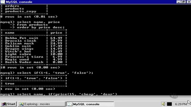 Mysql - Conditional IF() смотреть онлайн