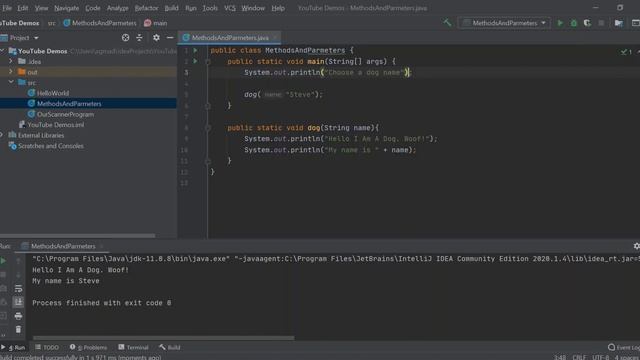 How To Use Methods And Parameters In Java | Easy Beginner's Tutorial | Modularize Your Code смотреть онлайн