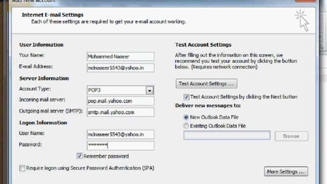 How to connect Yahoomail with Microsoft Outlook 2007 & 2010 ? смотреть онлайн