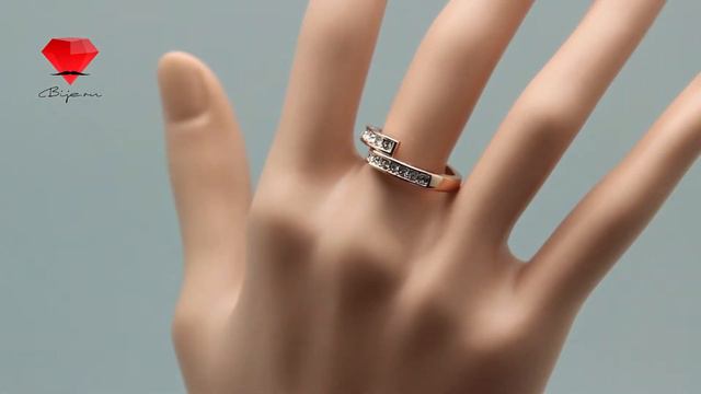 Bije.ru: Позолоченное кольцо с кристаллами Swarovski Josceline (Жоклин) смотреть онлайн