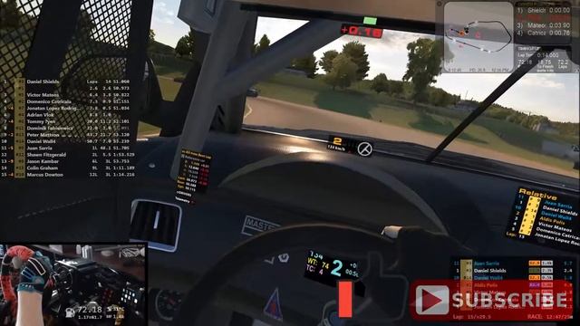 погоня за лидером, iRacing, Fanatec Global Challenge, lime rock Park смотреть онлайн