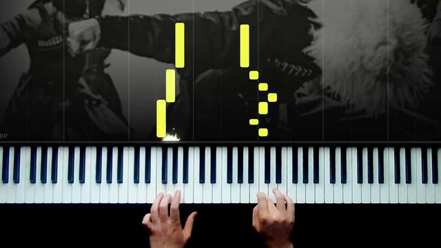 Lezginka - Piano Tutorial смотреть онлайн