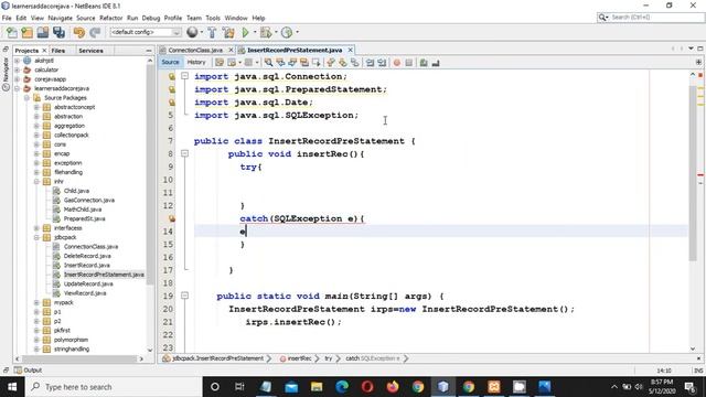 PreparedStatement in jdbc | mysql insert data using PreparedStatement | jdbc part 7 смотреть онлайн