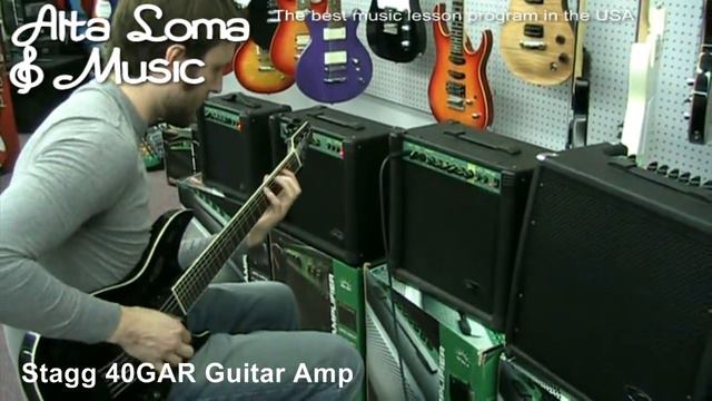 Guitar Amplifiers Mira Loma CA - Alta Loma Music Stagg 40GAR Guitrar Amp