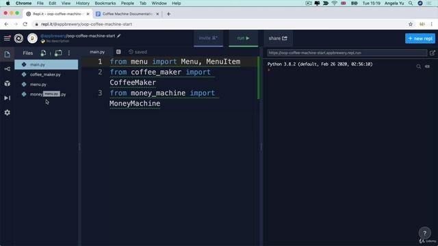 Day 16 - Object Oriented Programming (OOP) - 6 Building the Coffee Machine in OOP смотреть онлайн