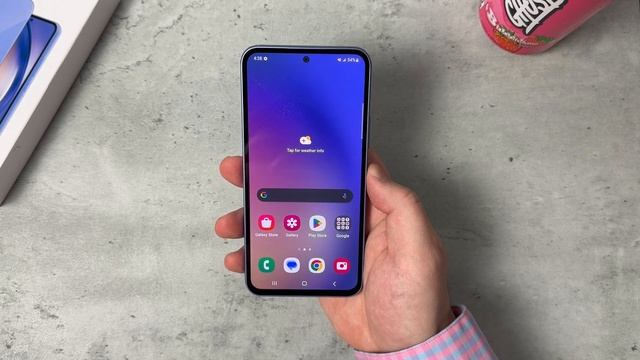 Samsung Galaxy A54 Awesome Violet Unboxing + First Impressions! смотреть онлайн