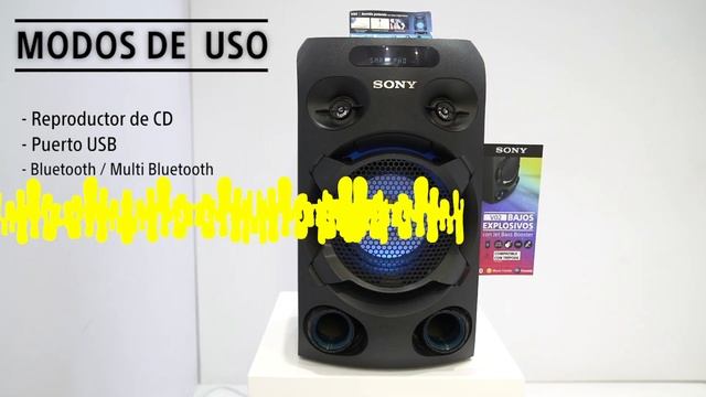MHC V02 | Sistema de audio de alta potencia con tecnología BLUETOOTH® V02 смотреть онлайн