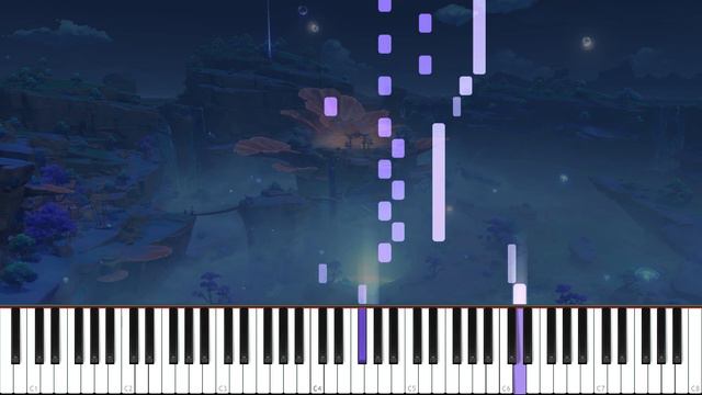 Genshin Impact - Peaceful Wishes (Watatsumi Island OST) Piano смотреть онлайн