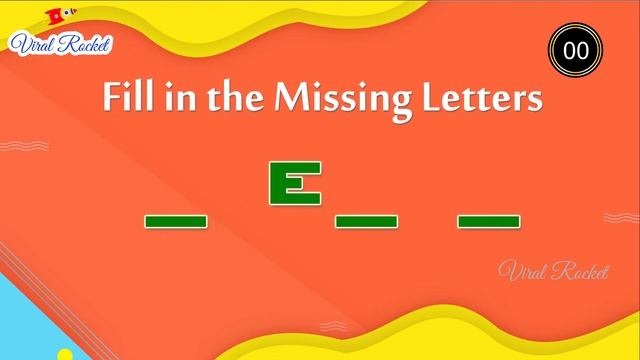 Jumbled Words Puzzles | Puzzle Time # 38 || Fill in the missing letters || Viral Rocket смотреть онлайн