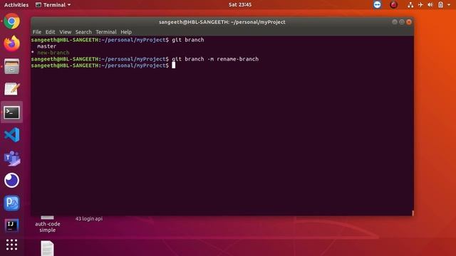 Rename a Git Branch | Code Simple смотреть онлайн