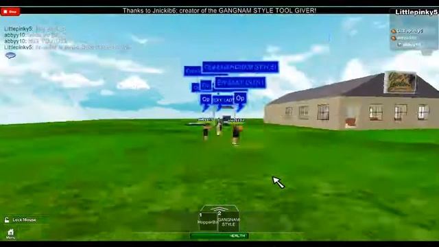 Oppa Gangnam style Roblox style смотреть онлайн