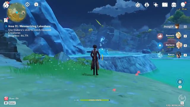 Genshin impact Wishful Drops Event Day 4- Exploration with Endora the Friendly Mini Oceanid смотреть онлайн