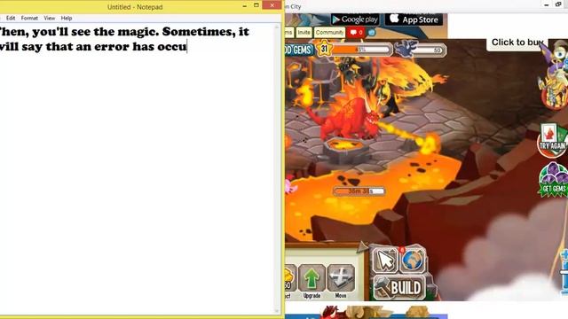 How to speedup hatching, building, breeding and growing of food in Dragon City using Cheat Engine 6 смотреть онлайн