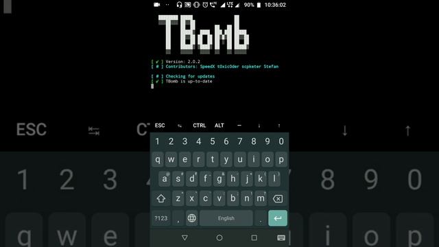 TBomb - SMS Bomber - Bomb any number in 3 minutes in Termux смотреть онлайн