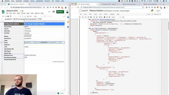 Differences using Google Reporting API in Google Sheets vs. Python to find bad performing URLs смотреть онлайн