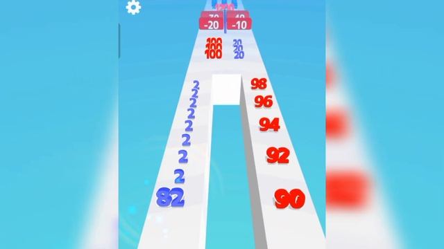 Satisfying mobile game/ Number Master: Run and Merge - number run 3d gameplay Mex level part 18 смотреть онлайн