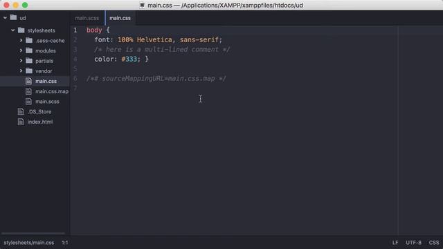 Sass Tutorial for Beginners - Learn SCSS - Sass Crash Course - #7 - Comments смотреть онлайн