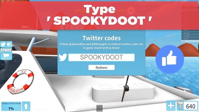 *SKELESHARK UPDATE* SHARKBITE NEW HALLOWEEN CODES смотреть онлайн