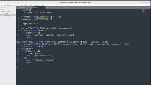 SQL Injection смотреть онлайн