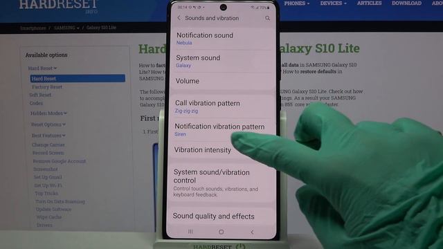 How to Enter Vibration Settings in SAMSUNG Galaxy S10 Lite – Open Vibration Settings смотреть онлайн