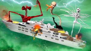 МОНСТРЫ ТРЕВОРА ХЕНДЕРСОНА ШТУРМУЮТ КОРАБЛЬ! ВЫЖИТЬ ПОСРЕДИ ОКЕАНА ПРОТИВ SCP В Garry`s Mod