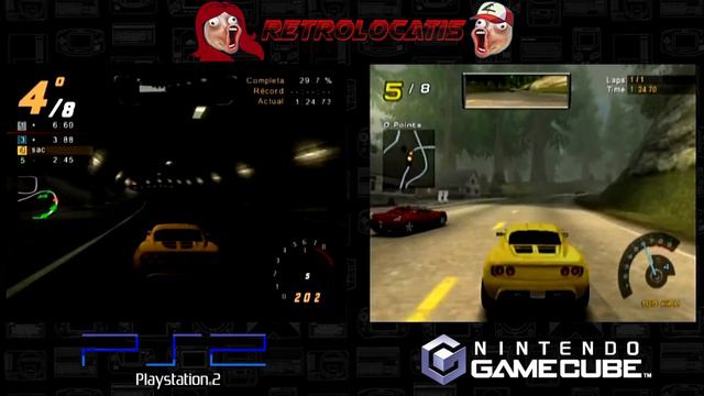 COMPARATIVA NEED FOR SPEED HOTPURSUIT 2 | Ps2 vs Gamecube смотреть онлайн