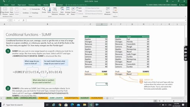 Basic Excel Formula Tutorial смотреть онлайн