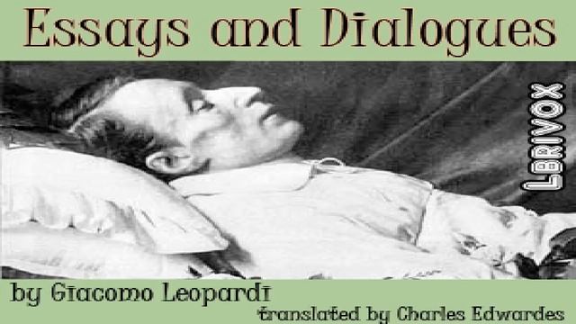 Essays and Dialogues | Giacomo Leopardi | Essays & Short Works | Sound Book | English | 1/5 смотреть онлайн
