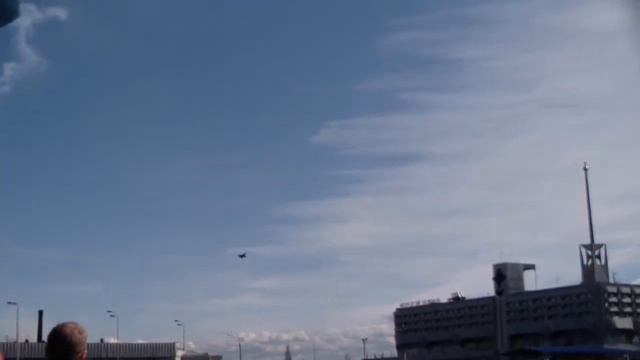 25.04.15. Ленэкспо. Авиашоу. Полет на низкой скорости. смотреть онлайн