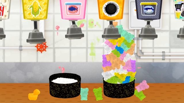 ГОТОВКА ЧЕЛЛЕНДЖ МАСТЕР СУШИ #14 Кид рисует цветную руку на роллах #ПУРУМЧАТА смотреть онлайн