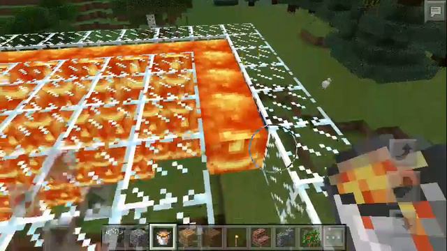 Как сделать дом с лавы в Minecraft PE 15.0 смотреть онлайн