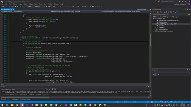 AutoCAD Zoom using C# code in Tamil смотреть онлайн
