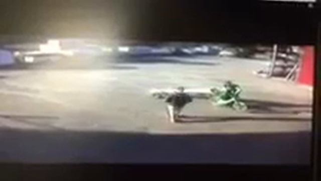 Moped towing 20 2x4 on a mini trailer смотреть онлайн