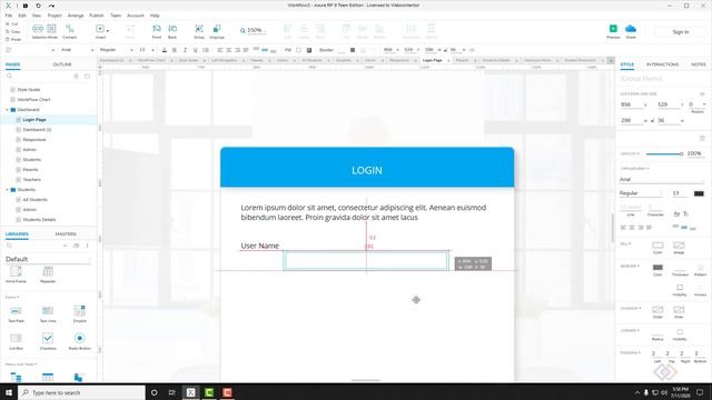 How to create smart login page in Axure RP9 смотреть онлайн