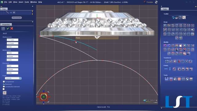 LST 3Design Custom Cluster Sketch Mode смотреть онлайн